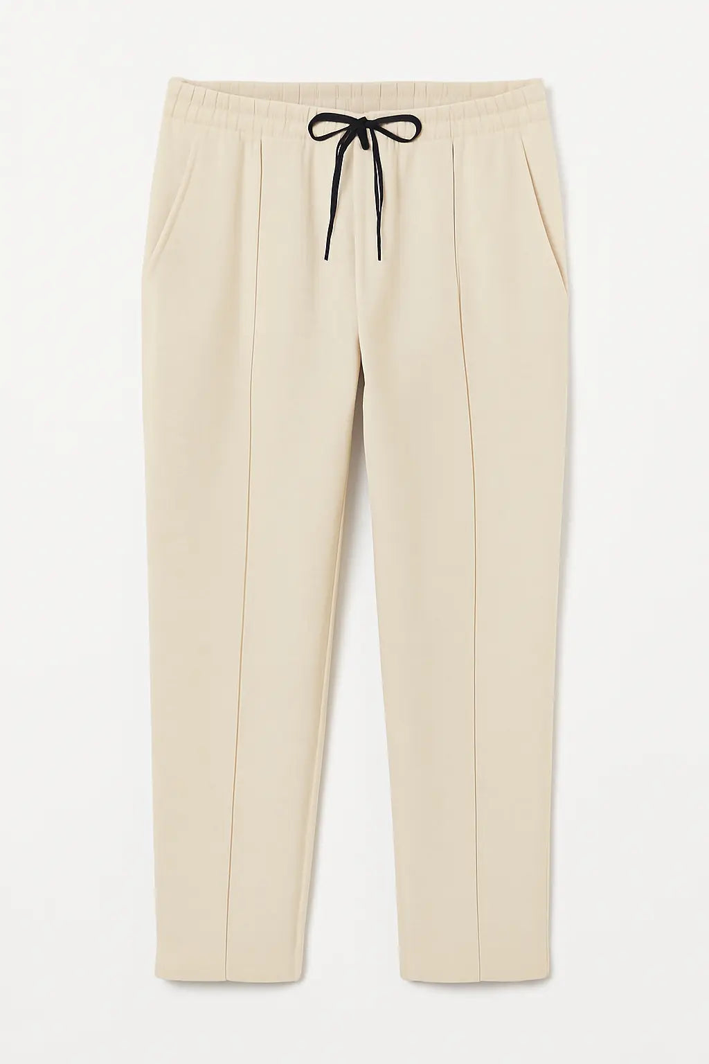 Nardo Grey Knitted Hoodie Beige Loose Fit Trouser Combo