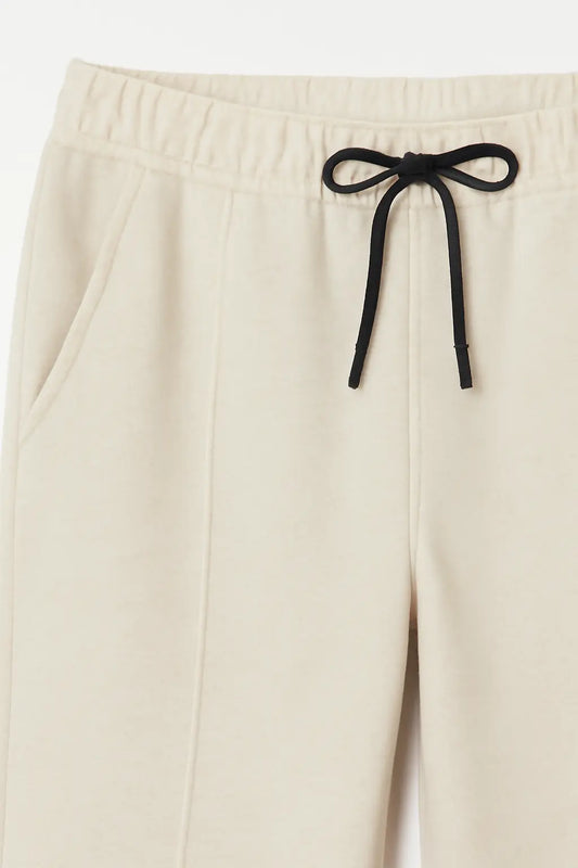 Beige Loose Fit Trouser