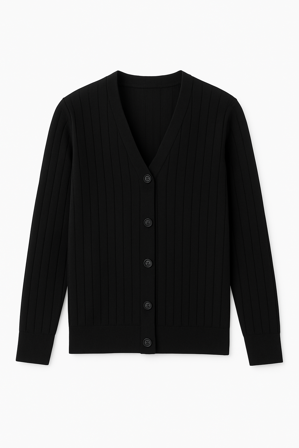 Black Cardigan Sweater